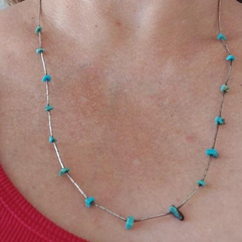 Turquoise & Silver Necklance
